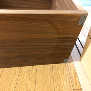 無印　スタッキングシェルフ　ウォールナット材