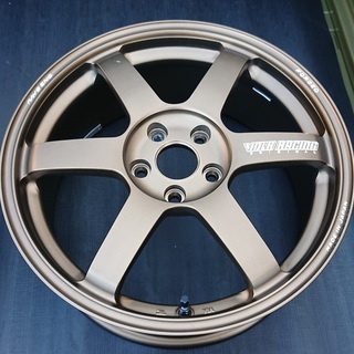 RAYS TE37SAGA 18インチ7.5J48 5-114.3 4本 レイズ