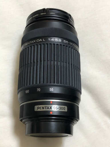 【値下げ】 【美品】PENTAX-DA ED F4-5.8 55-300mm L デジタル一眼