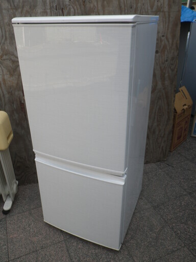 ■配達可■SHARP シャープ 2ドア 冷蔵庫 SJ-14W-W 137L 2012年製
