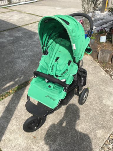 Air Buggy  エアーバギー　ベビーカー　緑