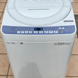 SHARP 全自動洗濯機 2018年製 7.0kg ES-T71...