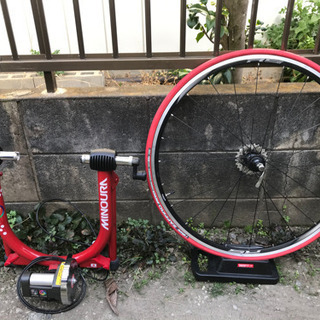 ローラー台＋ローラー台専用ホイールセットミノウラ