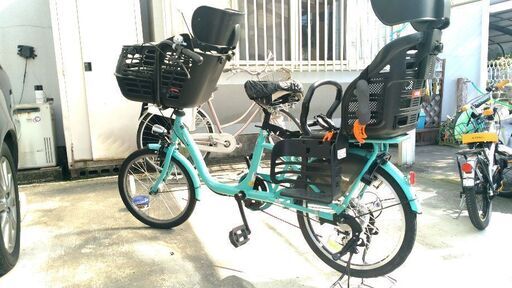 美品！　子乗せ自転車（ママフレンド）前後ベビーシート付！売ります！