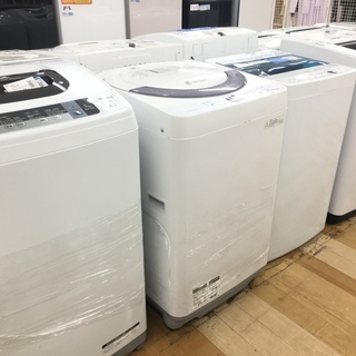 SHARP　5.5ｋｇ　全自動洗濯機　6ヶ月保証付き！【トレファ...