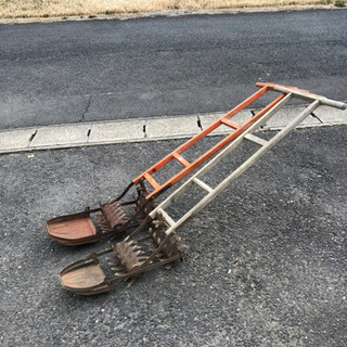 農機具 ひえ取り機 レトロ アンティーク 二本で1万円