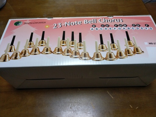 こぶりなハンドベル23音セット