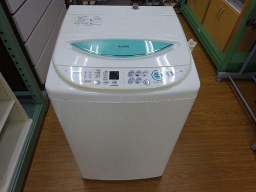 【リサイクルサービス八光　田上店　安心の1か月保証　配達・設置OK　　（三洋）全自動洗濯機 ASW-B60V(WG　２００５年製