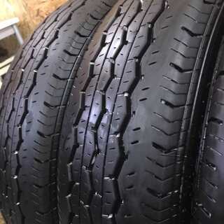 BS RD-613 STEEL 195/80R15 107/105L LT 15インチ 夏タイヤ 4本 2017年製 バリ溝 ハイエース キャラバン等　(TF262) クレジットカード QR決済可能