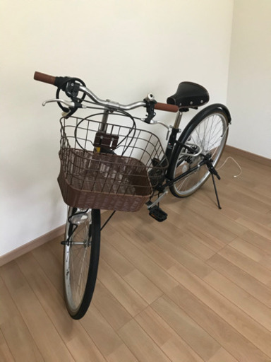 変速6段の折り畳み自転車