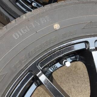 195/65R15 セレナ　3カ月使用　バリ山