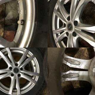 【YOKOHAMA GEOLANDAR G91 225/65R17】夏タイヤ 4本【BS FEID 社外 17インチ 7J5HPCD114.3+45】エクストレイル等　(VTA107) クレジットカード QR決済可能