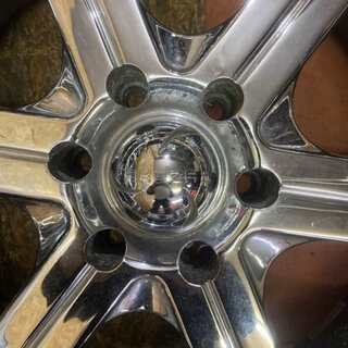 EMR PRODUCT 社外ホイール 23インチ 4本 10J6HPCD139.7+15 メッキ 