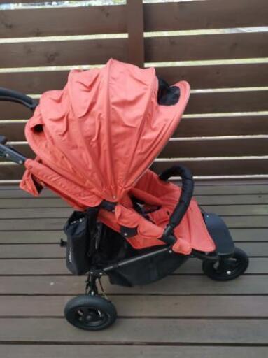 美品★AIR BUGGY　オレンジ色　ベビーカー