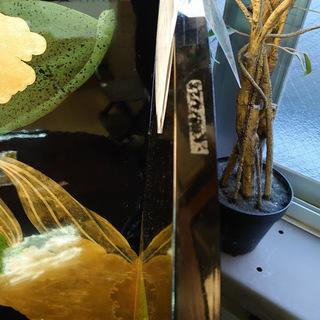 商談中【店舗同時販売中】金彩　蒔絵　漆塗り　シノワズリ　四枚折り衝立