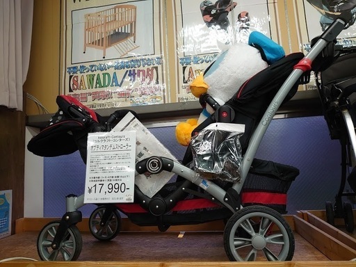 【店舗同時販売中】コルクラフト・コンターズ　オプティマタンデムストローラ