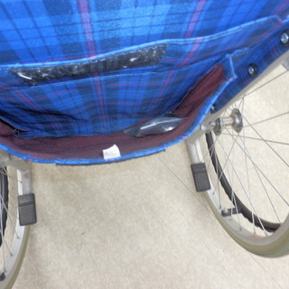 車椅子 自走式 カワムラ アルミ製 KA102-40 22インチ 車イス 介護椅子 いす