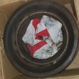 臼と杵、釜戸及び釜付き