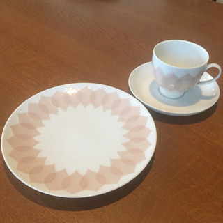 ローゼンタール　ロータス　ピンク　トリオ　1セット ローゼンタール ロータス トリオ(ピンク)