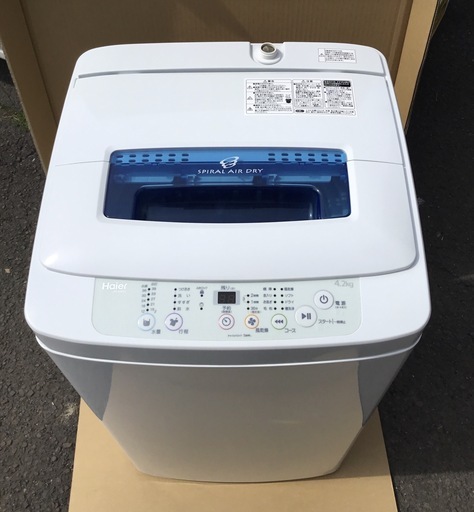 ＜超美品＞ハイアール・全自動洗濯機・JW-K42K・4.2kg