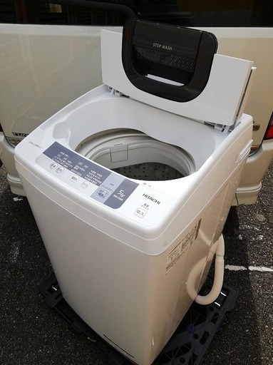 ◼️決定済◼️日立 全自動洗濯機（5.0kg） ピュアホワイト NW-5WR「シャワー浸透洗浄」
