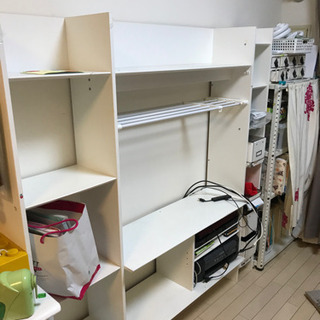 Ikea 壁面収納奥行き浅めused よりこ 灘の収納家具の中古あげます 譲ります ジモティーで不用品の処分