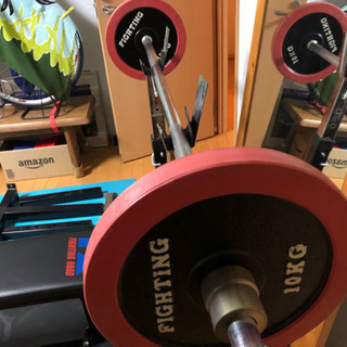 『激安】トレーニング器具 バーベル FIGHTING ROAD