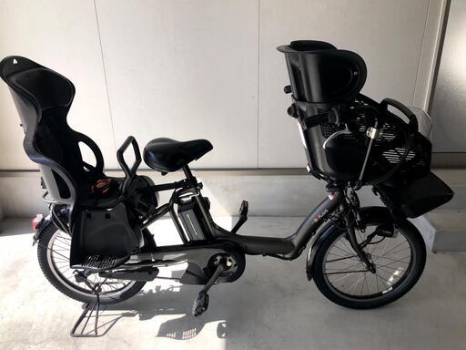 ヤマハ電動アシスト自転車　PAS kiss 子供乗せ2人の3人標準装備車　20インチ　8.7Aバッテリー