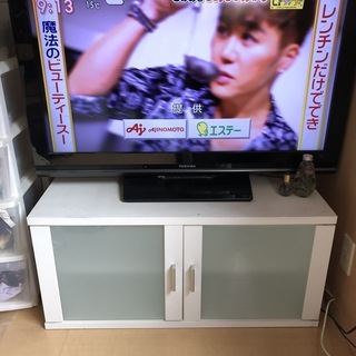 無料！　テレビ台　土曜まで！