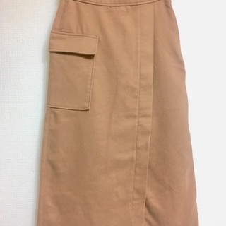 【レディースS】GU ポケットナローミディアムスカート Sサイズ