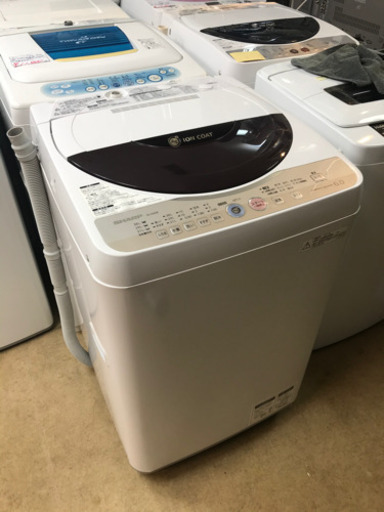 A1962☆分解清掃済み☆シャープ2011年製6.0kg洗濯機　札幌市東区　札幌市中央区