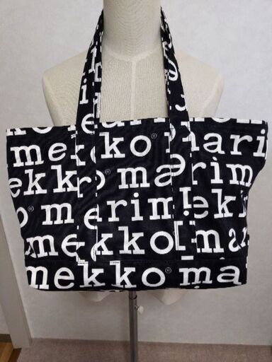 marimekko　マリメッコロゴショルダーバッグ＆marimekkoペーパーバッグ　美品！