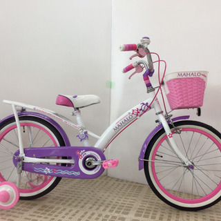 【新品未使用】ローズ 丸飾台 18インチ a.n.design-works 新年お届け 自転車 子供用 18インチ 本体 女の子