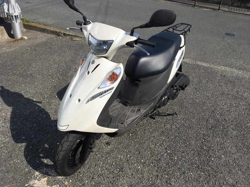 スズキ　アドレスＶ１２５Ｇ　パール白　程度良！