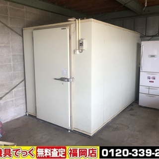 【SOLD OUT】日軽パネルシステム プレハブ冷蔵庫 VQ扉立上50 1.5坪 200V ダイキンユニット 解体済【農機具でっく】【福岡】【その他農機具】