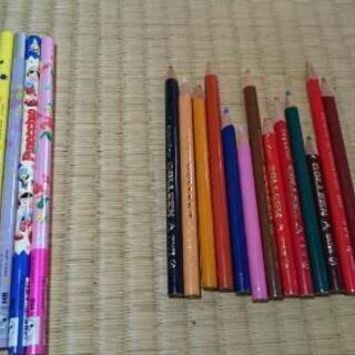 【お譲りします】色えんぴつ+鉛筆5本【子供用品】