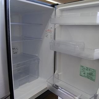 冷蔵庫 256L 2015年製 2ドア 三菱 MR-HD26Y-B ブラック 200Lクラス