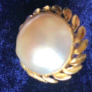 Z世代にもぴったり 南洋パール　リング　美品　