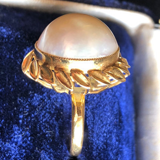 Z世代にもぴったり 南洋パール　リング　美品　