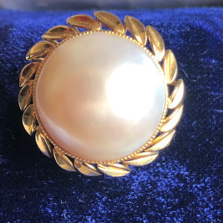 Z世代にもぴったり 南洋パール　リング　美品　