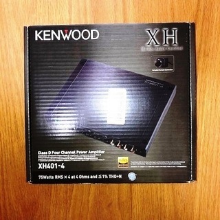 【新品・未使用】KENWOOD XH401-4チャンネルパワーアンプ