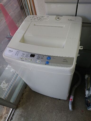 新生活応援AQUA4.5Kg洗い全自動洗濯機 153