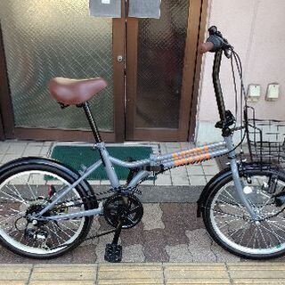 MIDI 20吋折り畳み自転車 外装6段/グレー