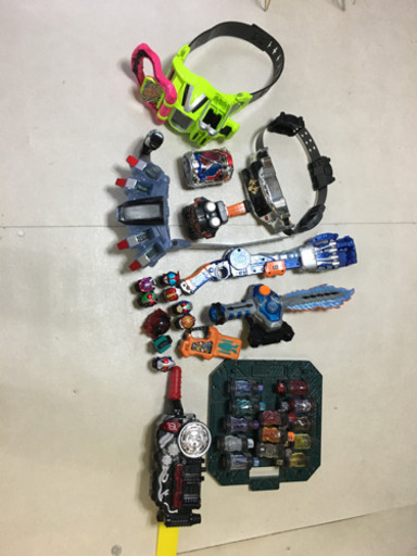 仮面ライダーおもちゃ。