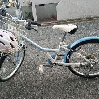 子供の自転車22インチ　水色のみ