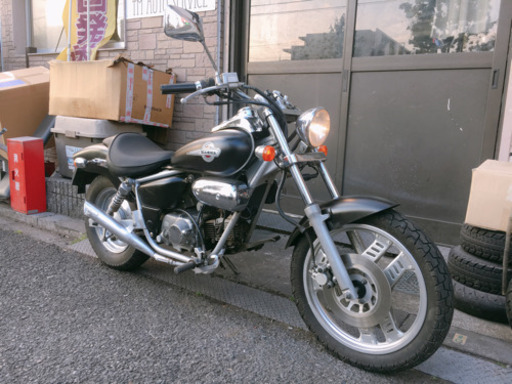 ホンダ マグナ50 マフラーカスタム