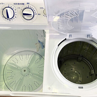 苫小牧バナナ】2018年製 ハイアール/Haier 5.5kg 二層式洗濯機 JW-W55E