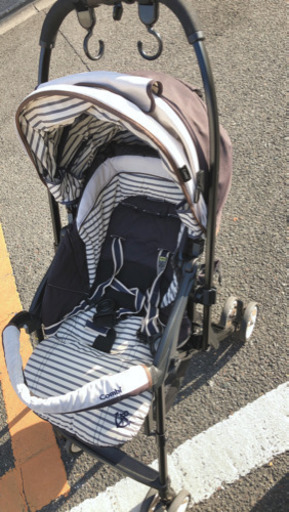 お値下げしました！美品ベビーカー✳︎ コンビ ホワイトレーベル メチャカル ハンディα エッグショック MD