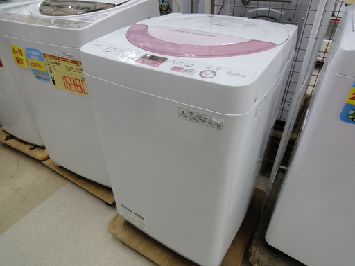 SHARP/シャープ 6.0kg 洗濯機 ES-GE6A 2016年製 【ユーズドユーズ名古屋天白店】