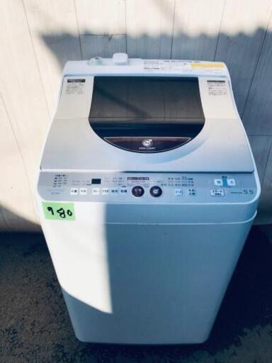 980番 SHARP✨電気洗濯乾燥機✨ES-TK55J-N‼️